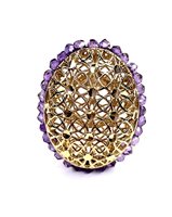 Anillo Stocco Gioielli Mujer in Oro amarillo Ametista BAB-15 - BAB-15